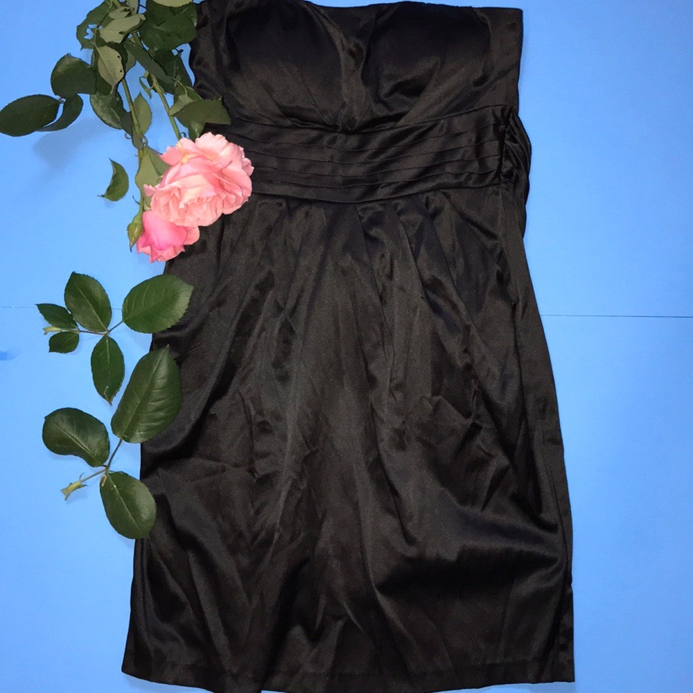 Snap Strapless Dress